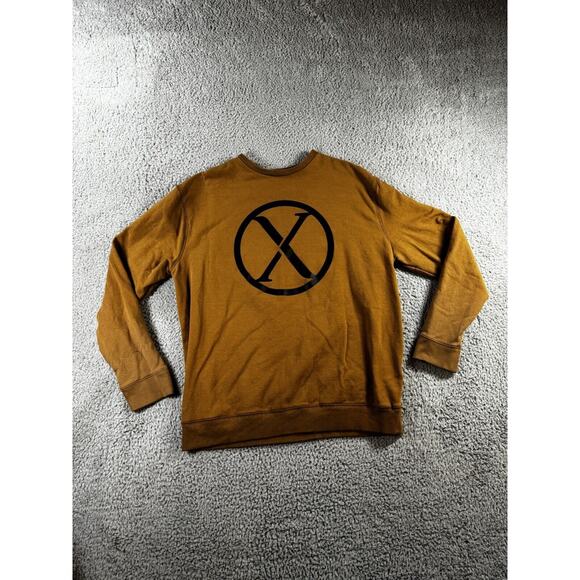 Express Sweater Men Medium‎ Graphic Sweatshirt Long Sleeve Pullover Preppy - Picture 1 of 10